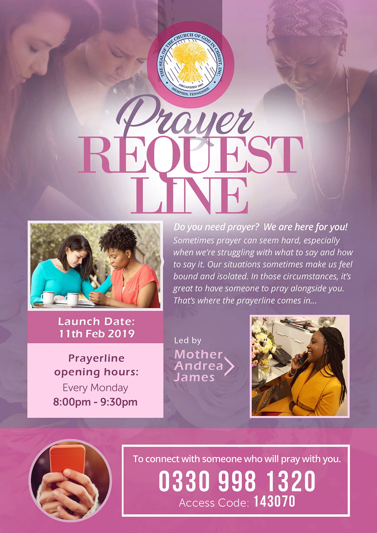 COGIC UK- Prayer Request Line